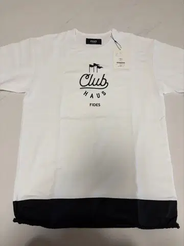 FIDES Club Haus 티셔츠 S 화이트