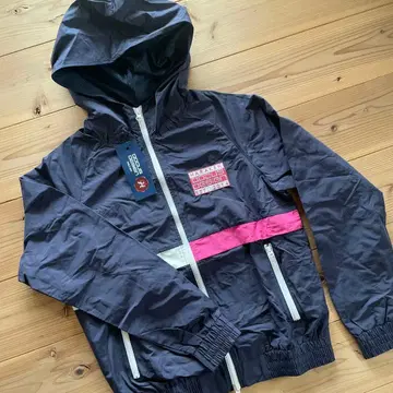 새상품 DOCUS 후드 부착 자켓 네이비