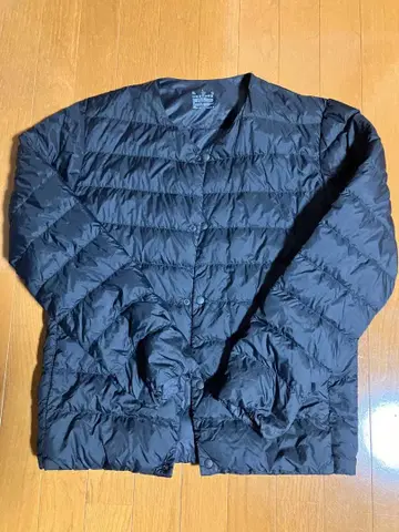 무인양품 이너 다운 블랙 L 사이즈