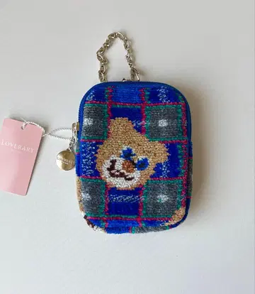 페이러 고베 타탄 테디 참 파우치 산치카 한정판