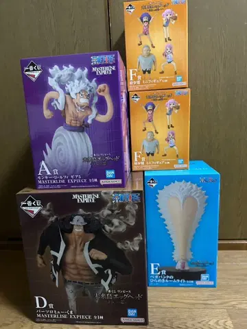 원피스 제일복권 보니 곰 루피 피규어 세트