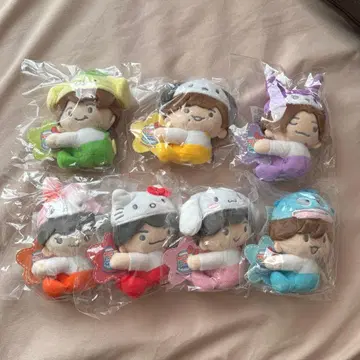 나니와단시 x 산리오 클립 마스코트 7세트