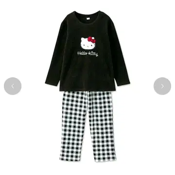 헬로키티 아베일 L 사이즈 룸웨어 모코모코 소재 상하의 세트