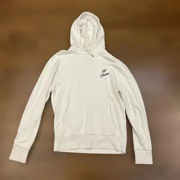 카페 여우 아이보리 후드 부착 후드티