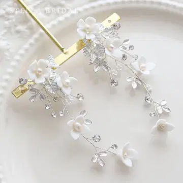 STELLA BRIDAL 플라워 모티브 귀찌