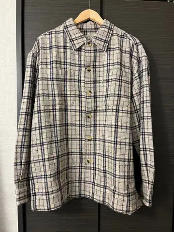 BEVERLY HILLS POLO CLUB 체크 무늬 긴팔 셔츠 LL