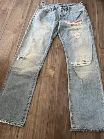 1959년 모델 데미지 가공 데님