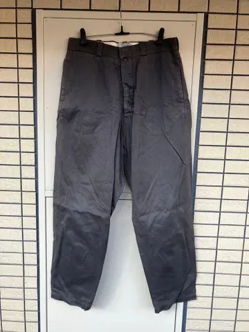 YAECA 그레이 치노 팬츠 일본제