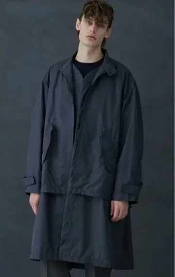public tokyo 퍼블릭 도쿄 3WAY 테크 블루종 코트