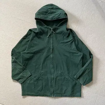 90s J.CREW 거인 택 아노락 후드티 그린 구제 의류