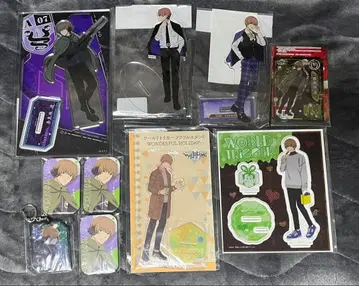 월드 트리거 나라사카 토오루 아크릴 스탠드 캔뱃지 묶음 판매