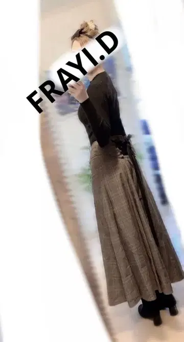 FRAY I.D 니트 롱 원피스