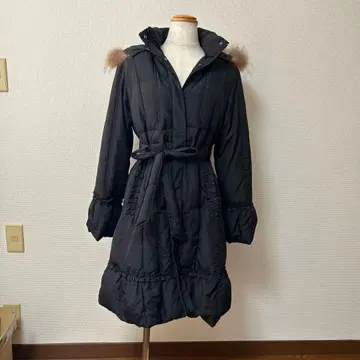 여성용 롱 다운 코트