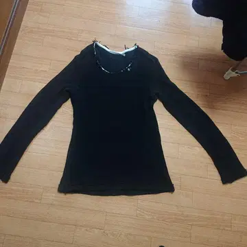 프란시스토모크스 데미지 크루넥 니트