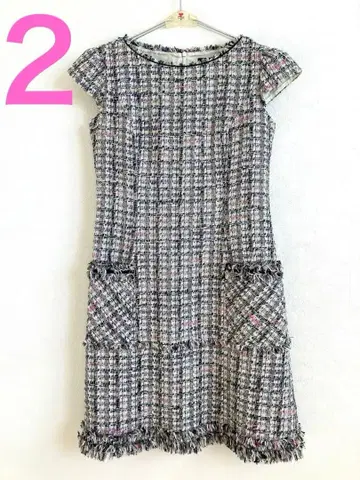 TOCCA 반팔 트위드 원피스 사이즈 2