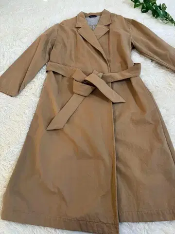 어반 리서치 브라운 트렌치코트 벨트 포함 프리 사이즈 면 100%