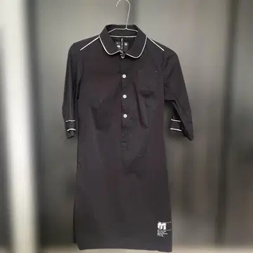 지스타로우 블랙 셔츠 원피스 S