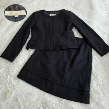 Krone 트위드 셋업 13호 블랙 라메입점 입학식 졸업식