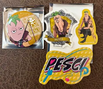 죠죠 황금의 바람 페시 스티커 캔뱃지