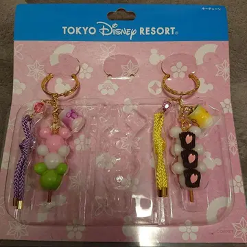 새상품 도쿄 디즈니 리조트 캐릭터 키링 2개 세트
