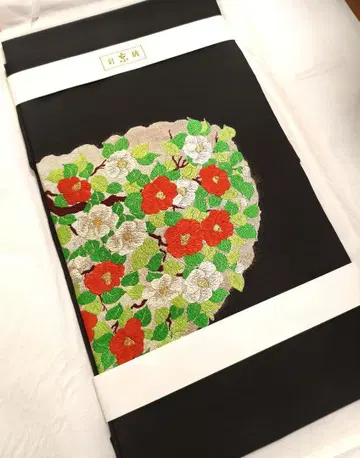 미사용 새상품 자수 나고야 오비 레어