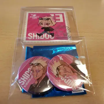 BLUE LOCK 캔뱃지 2개 세트 시도 코스터