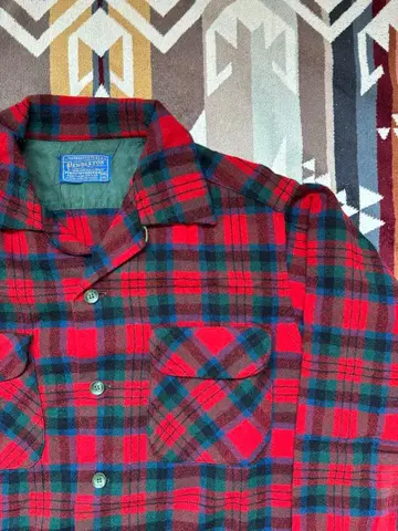 50s 펜들턴 보드 셔츠 PENDLETON 플란넬 셔츠 울 셔츠