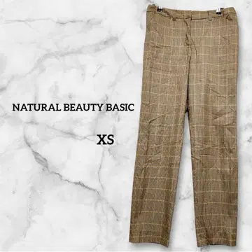 고품질 NATURAL BEAUTY BASIC 캐주얼 팬츠 [ XS ]
