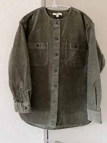 UNIQLO 코듀로이 긴팔 셔츠 XS