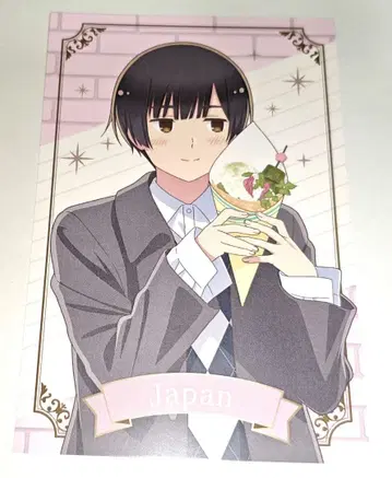 헤타리아 일본 엽서 Crepe Time AGF