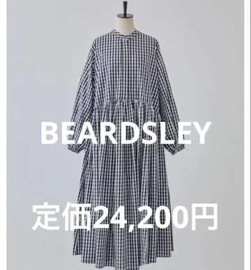 [ 비어즐리 ] 선염 개더 원피스