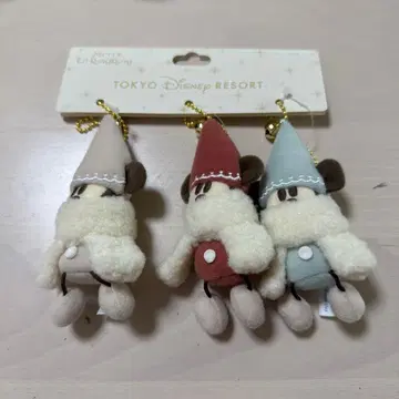 디즈니 크리스마스 2025 릴린린 봉제 인형 참 세트