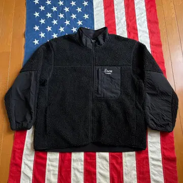 SOPH x GU 콜라보 1MW 보아 플리스 자켓 L 블랙