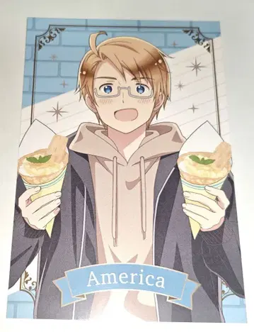 헤타리아 미국 엽서 Crepe Time AGF