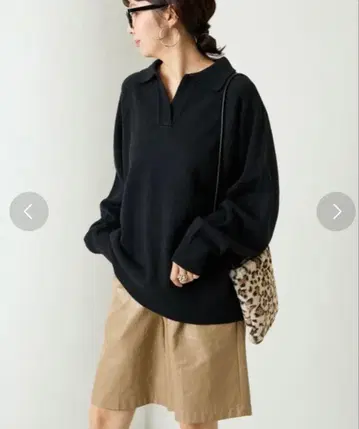 FREAK'S STORE 프릭스스토어 폴로 옷깃 스키퍼 니트