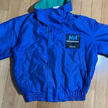 헬리한센 나일론 x 플리스 블루종 SEA LIFE 자켓 M