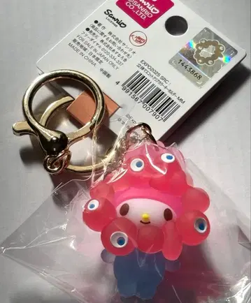 먀쿠먀쿠 산리오 키링 클리어 컬러 마이멜로디 만박