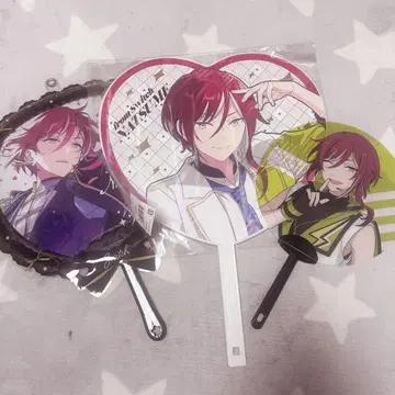 앙스타 사카사키 나츠메 스켈레톤 부채 스타포니 3종 세트