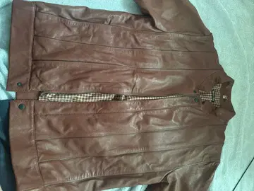 BALLY 가죽 자켓 브라운