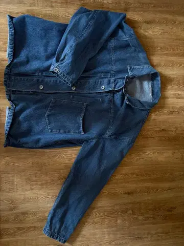 데님 자켓 버튼식 캐주얼