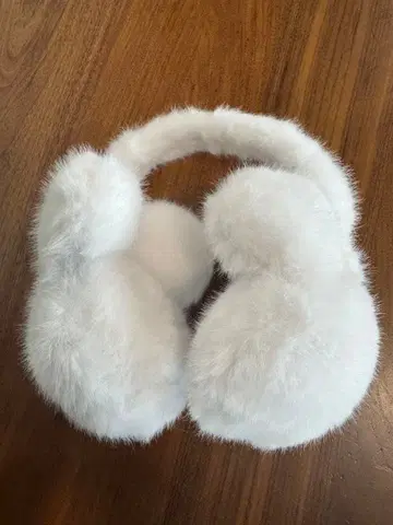 디즈니 귀도리 화이트 퍼 귀마개 화이트 미키 미니