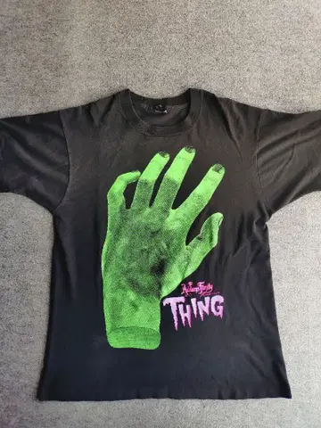 90s 초레어! 아담스 패밀리 핸드 티셔츠