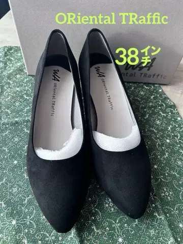 WA 블랙 스틸레토 펌프스 중간 힐