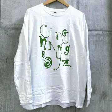 이쵸 BOYZ 롱 T XL 화이트