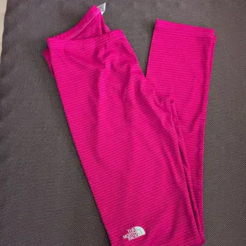 새상품급 THE NORTH FACE 스트라이프 레깅스 S 사이즈 핑크