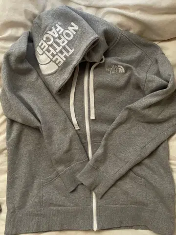THE NORTH FACE 그레이 풀 집업 후드티 L 사이즈