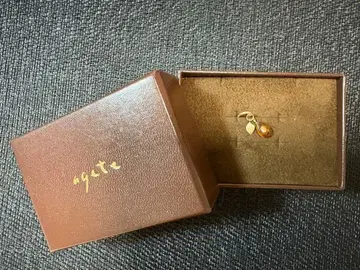 agete 귀걸이 참 한쪽 앰버 K10