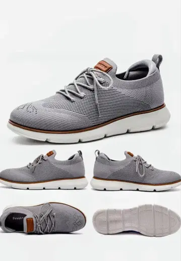 그레이 메쉬 스니커즈