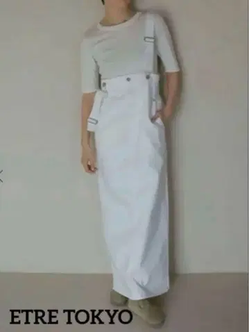 EDWIN x ETRETOKYO CORE 데님 하이라이즈 서스 스커트 M