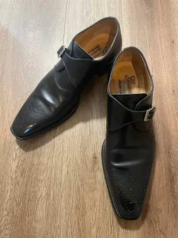 giancani 더블 몽크 스트랩 드레스 신발